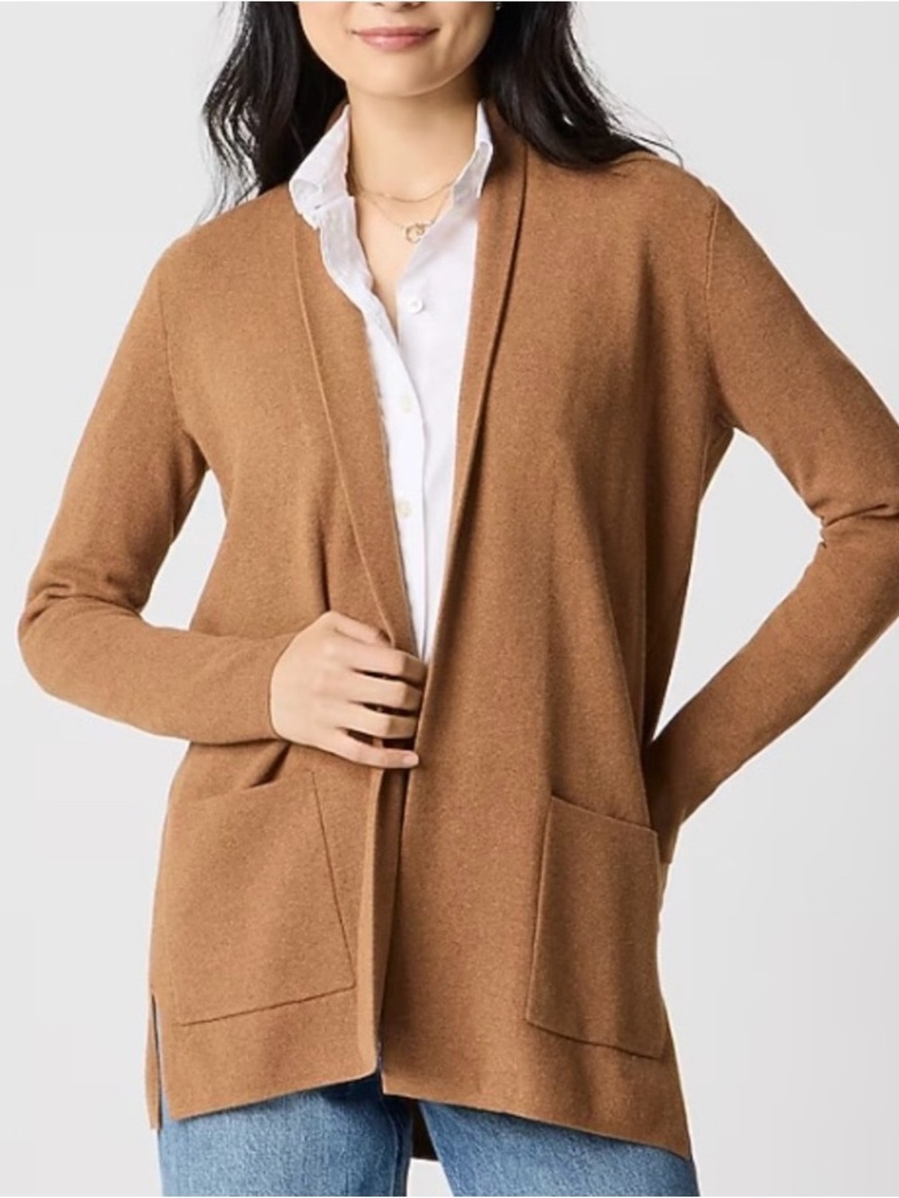 J. Crew Chelsea Sweater Blazer Camel
